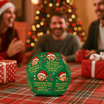 ⏰Last 4 hours Sale: Save 49%-🔥Hilarious Christmas Gift Exchange Party GameDice