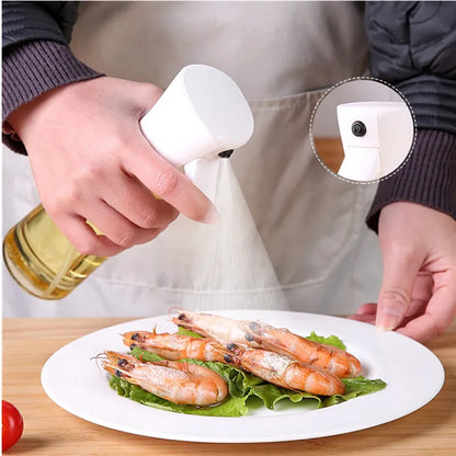 Refillable Oil Spray Bottle - Great for Air Fryers and Using Less Oil Whilst Cooking - Uses for Olive Oil, Soy Sauce, Vinegar, Water - Ideal for Home Chefs and Air Fryer Users