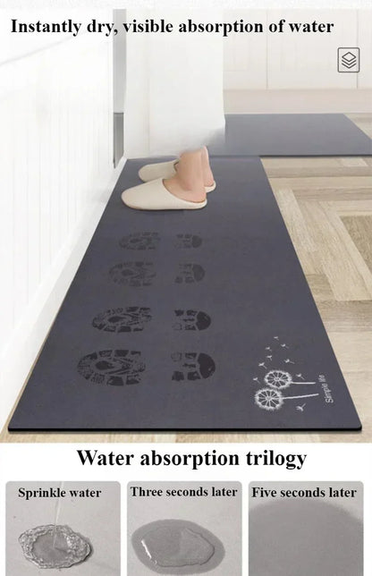 Alfombra de Baño AquaShield de Diatomeas