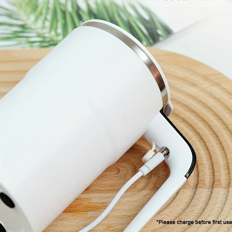 Taza Eléctrica con Agitación Magnética, Tapa y Pantalla Digital