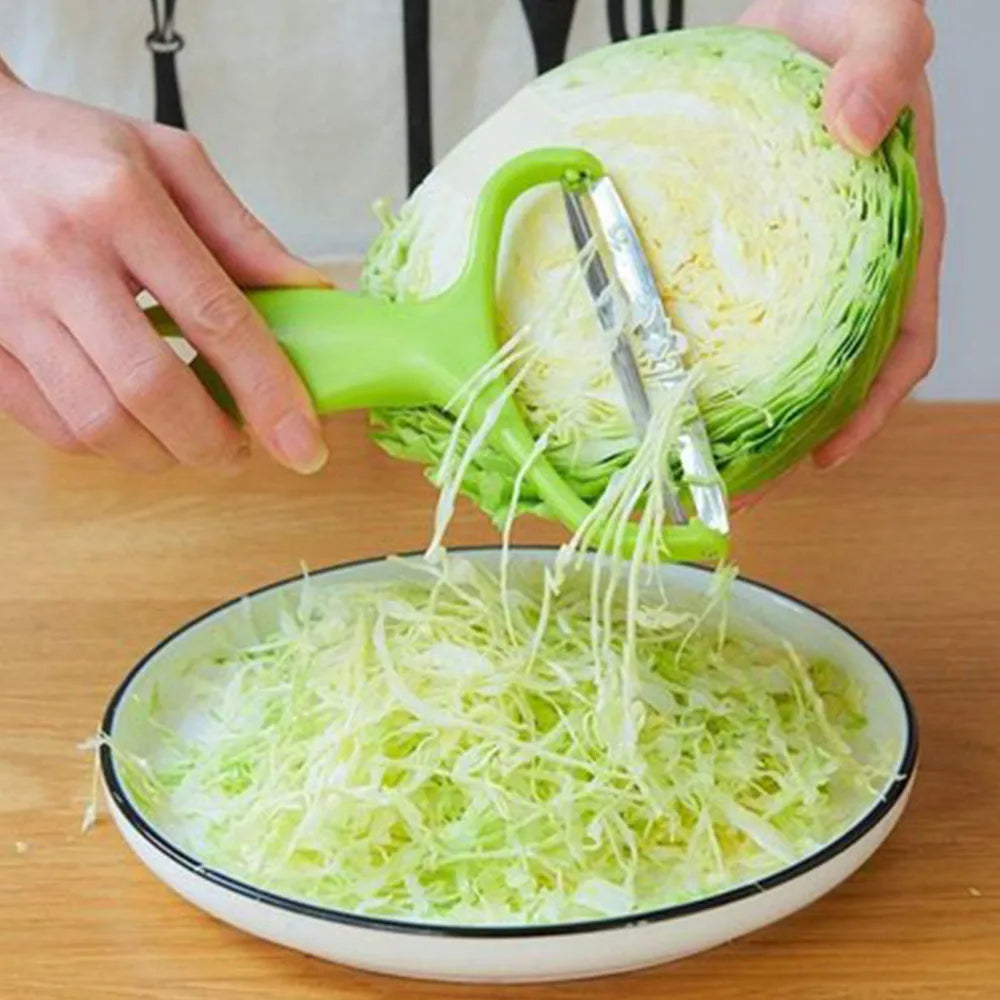 Home Kitchen Tools - Cabbage and Vegetable Slicer/Grater, also for Salad, Potato, Melon, Carrot, Cucumber - Ideal for Quick and Easy Shredding at Home