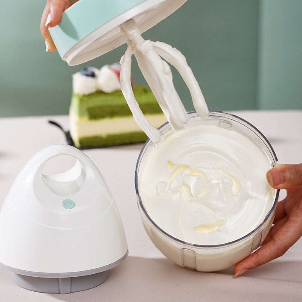 Batidora Eléctrica para Espuma de Leche y Huevos – Recargable por USB
