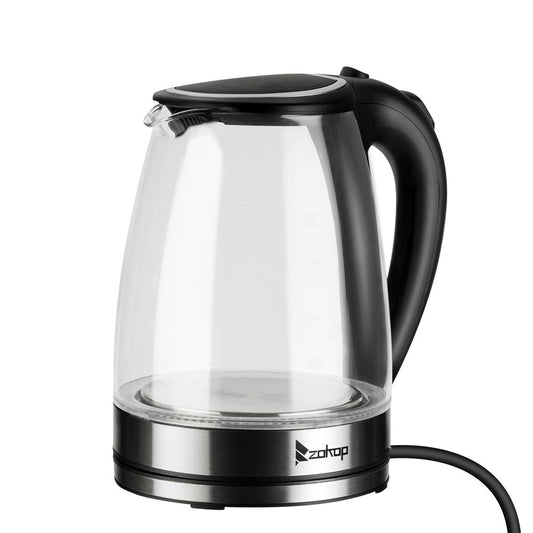 Hervidor Eléctrico de Vidrio Transparente 1.8L con Luz LED