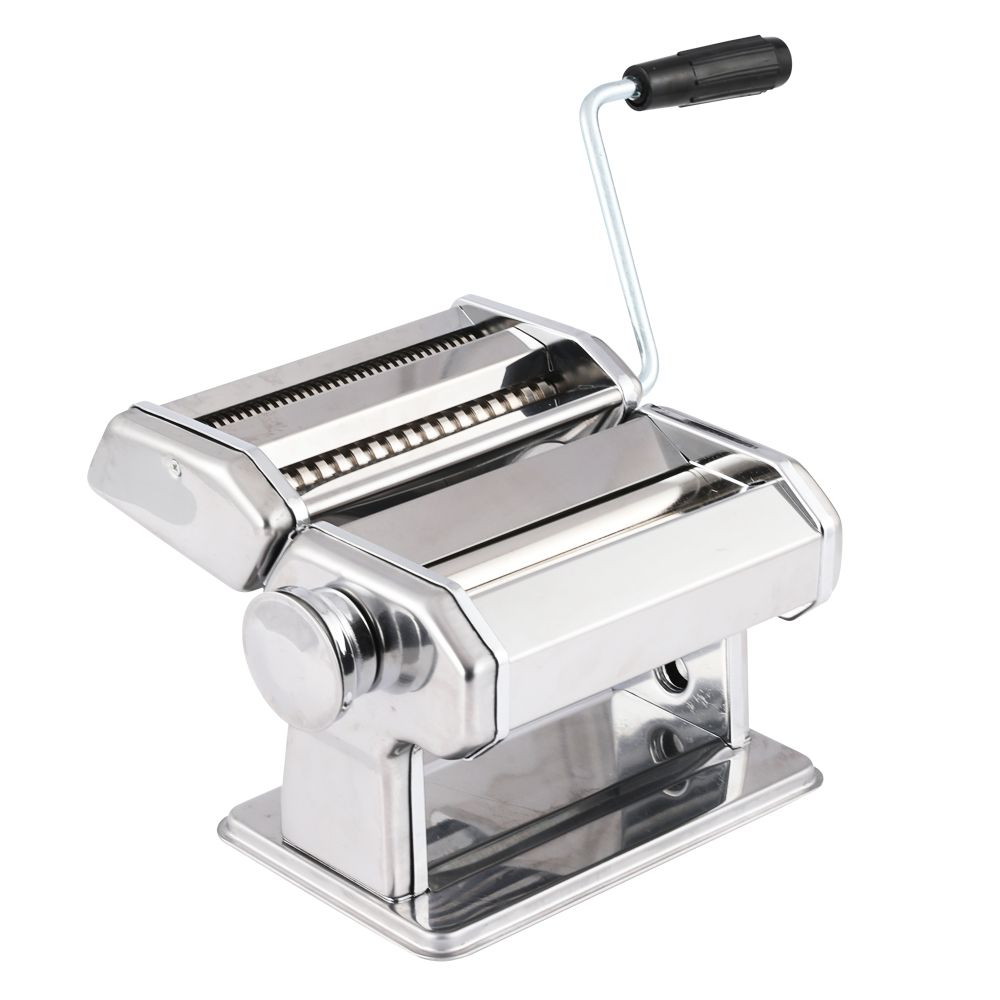 Máquina Manual para Hacer Pasta Casera de Acero Inoxidable – Ajustable 2 en 1