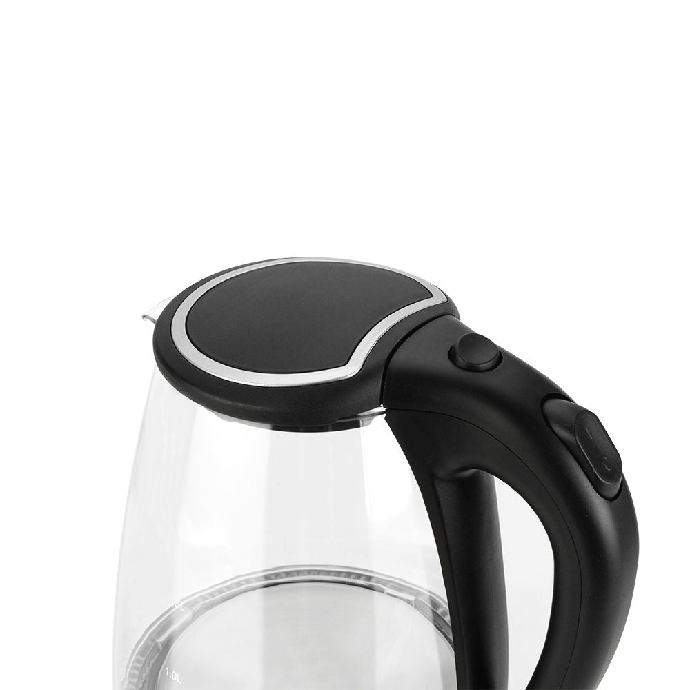 Hervidor Eléctrico de Vidrio Transparente 1.8L con Luz LED