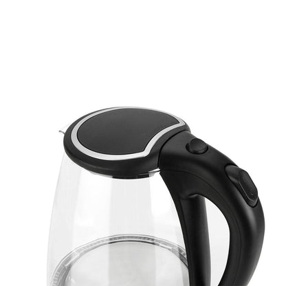 Hervidor Eléctrico de Vidrio Transparente 1.8L con Luz LED