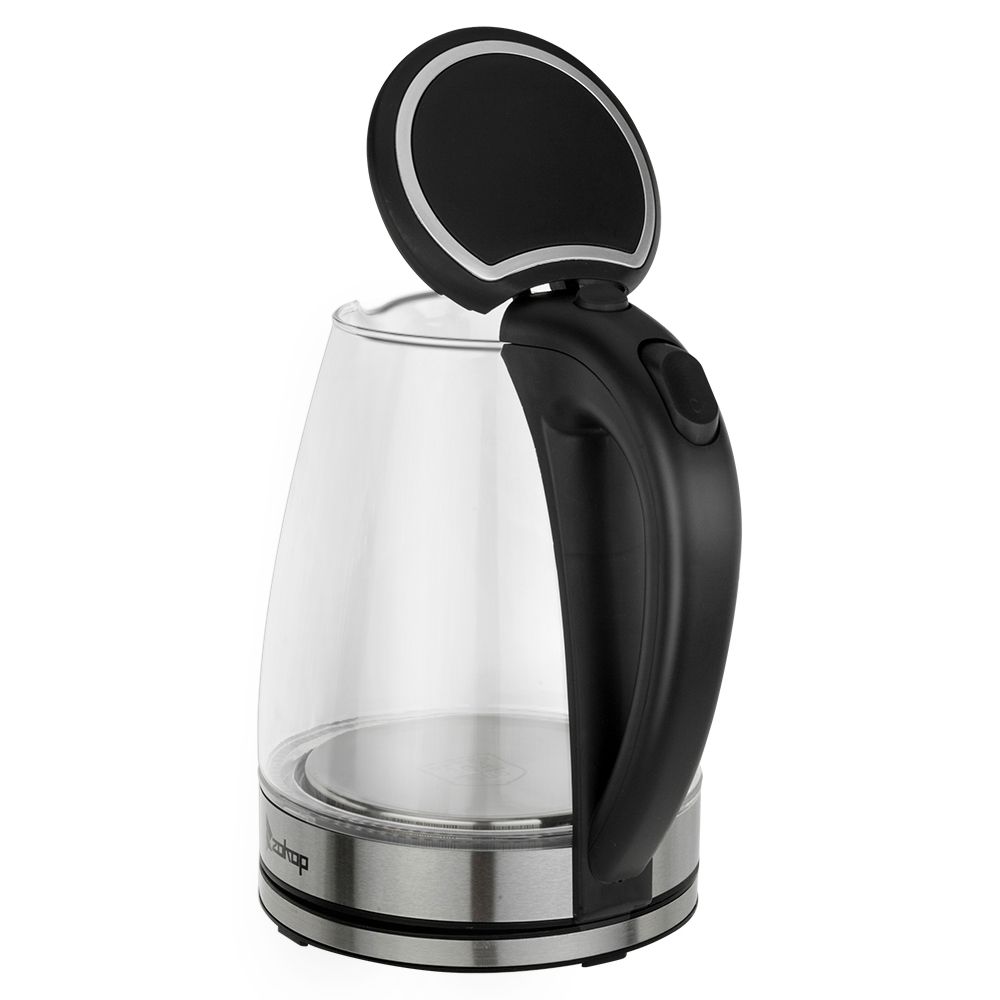 Hervidor Eléctrico de Vidrio Transparente 1.8L con Luz LED